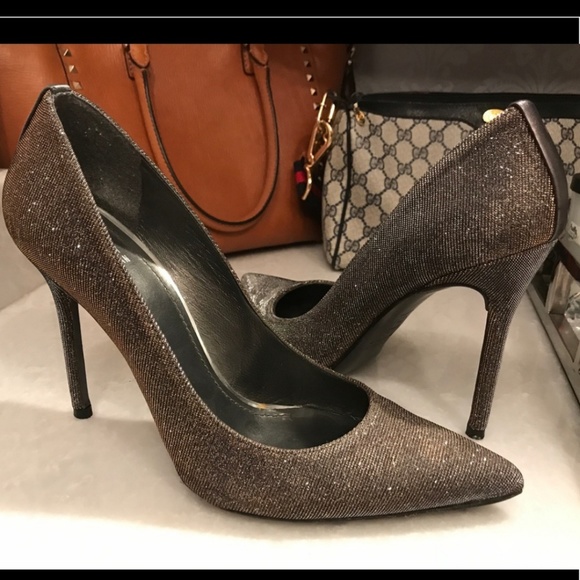 Stuart Weitzman Shoes - DIAMOND SPARKLE PYRITE PUMPS SIZE 10